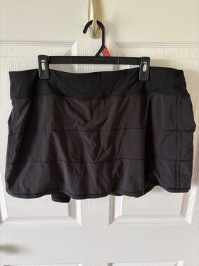 lululemon athletica Black Performance Skirt with Pocket